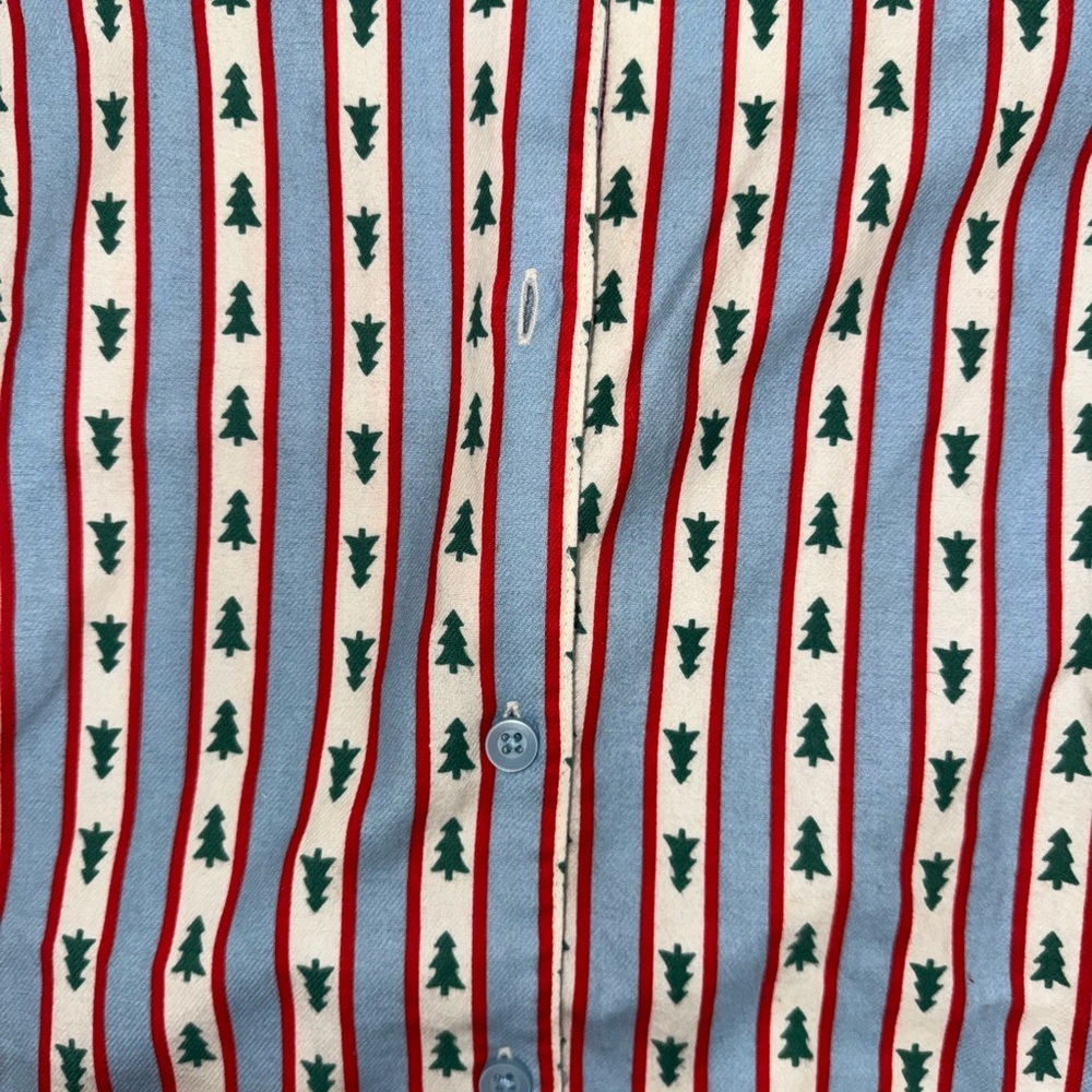 Hanna Andersson Holiday Christmas Tree Striped Pajama Set - Picture 6 of 7